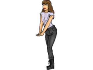 Sticker Custom Preview Image #083651 Kids Stuff Images Girl Standing09