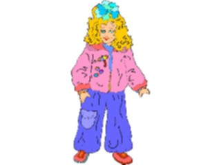 Sticker Custom Preview Image #083653 Kids Stuff Images Girl Standing11
