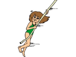 Sticker Custom Preview Image #083662 Kids Stuff Images Girl Swinging2