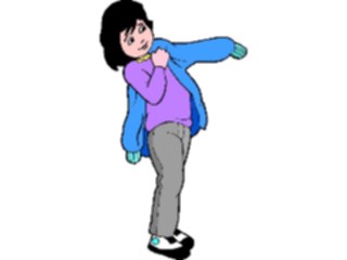 Sticker Custom Preview Image #083690 Kids Stuff Images Girl Wearing Jacket1