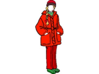 Sticker Custom Preview Image #083694 Kids Stuff Images Girl Wearing Jacket5
