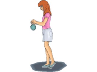 Sticker Custom Preview Image #083699 Kids Stuff Images Girlwith Ball2