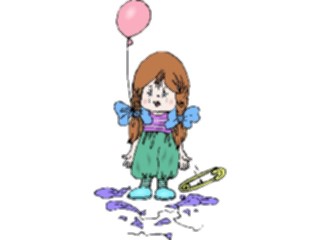 Sticker Custom Preview Image #083711 Kids Stuff Images Girlwith Balloons5