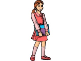 Sticker Custom Preview Image #083716 Kids Stuff Images Girlwith Books