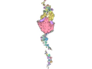 Sticker Custom Preview Image #083765 Kids Stuff Images Girlwith Flowers10