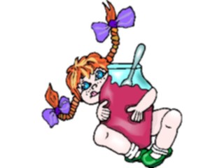 Sticker Custom Preview Image #083774 Kids Stuff Images Girlwith Jam