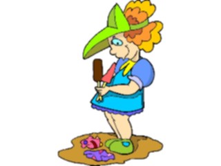 Sticker Custom Preview Image #083796 Kids Stuff Images Girlwith Popsicles
