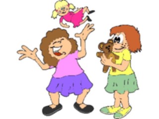 Sticker Custom Preview Image #083831 Kids Stuff Images Girlswith Dolls1