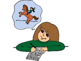Sticker Custom Preview Image #083846 Kids Stuff Images Horseback Riding Daydream