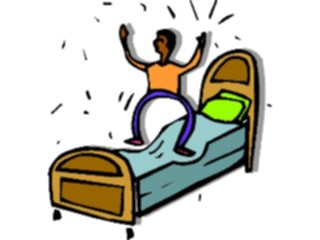 Sticker Custom Preview Image #083857 Kids Stuff Images Jumpingon Bed2