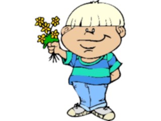 Sticker Custom Preview Image #083925 Kids Stuff Images Kidwith Flowers