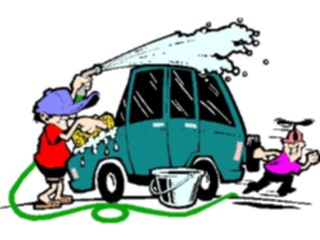 Sticker Custom Preview Image #083965 Kids Stuff Images Kids Washing Car