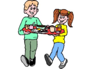 Sticker Custom Preview Image #083966 Kids Stuff Images Kidswith Breakfast Tray
