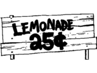 Sticker Custom Preview Image #083986 Kids Stuff Images Lemonade Stand Sign