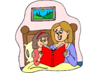 Sticker Custom Preview Image #084003 Kids Stuff Images Mother Readingto Child