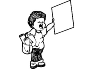 Sticker Custom Preview Image #084009 Kids Stuff Images Newspaper Delivery2