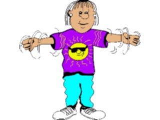 Sticker Custom Preview Image #084100 Kids Stuff Images Swinging Arms