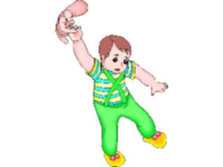 Sticker Custom Preview Image #084114 Kids Stuff Images Toddler Walking1