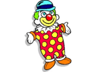 Sticker Custom Preview Image #084254 Kids Stuff Toys Doll Clown2