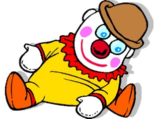 Sticker Custom Preview Image #084255 Kids Stuff Toys Doll Clown3