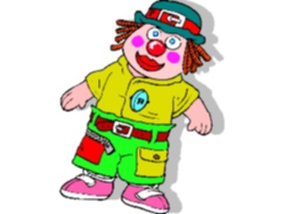 Sticker Custom Preview Image #084256 Kids Stuff Toys Doll Clown4