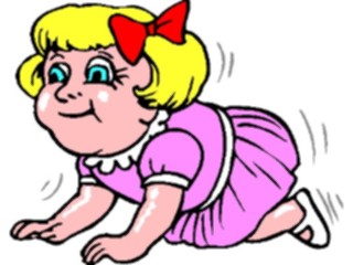 Sticker Custom Preview Image #084257 Kids Stuff Toys Doll Crawling