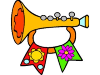 Sticker Custom Preview Image #084307 Kids Stuff Toys Horn1