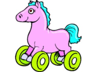 Sticker Custom Preview Image #084310 Kids Stuff Toys Horse2