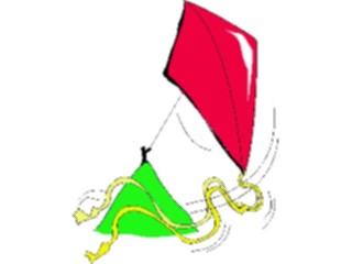 Sticker Custom Preview Image #084365 Kids Stuff Toys Kite Above Hilltop