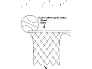 Sticker Custom Preview Image #084394 Kids Stuff Toys Maze Basketball