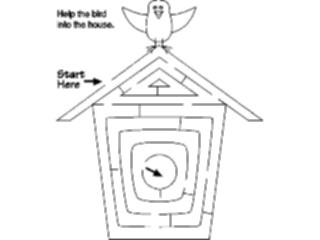 Sticker Custom Preview Image #084395 Kids Stuff Toys Maze Birdhouse