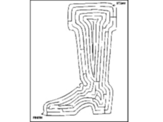 Sticker Custom Preview Image #084396 Kids Stuff Toys Maze Boot