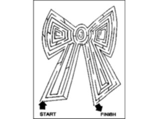 Sticker Custom Preview Image #084397 Kids Stuff Toys Maze Bow