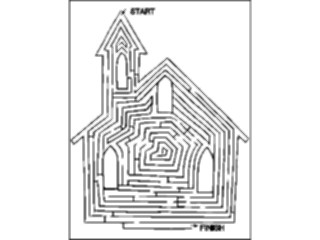 Sticker Custom Preview Image #084398 Kids Stuff Toys Maze Church