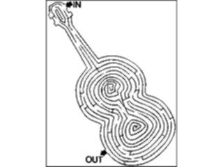 Sticker Custom Preview Image #084405 Kids Stuff Toys Maze Guitar