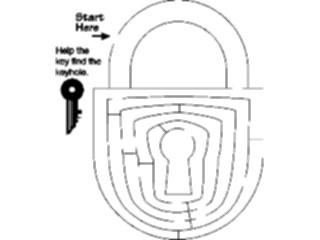Sticker Custom Preview Image #084407 Kids Stuff Toys Maze Lock