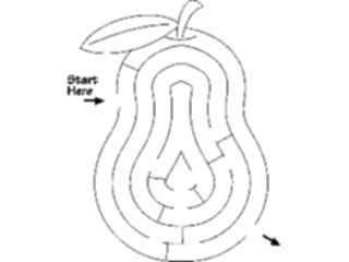 Sticker Custom Preview Image #084410 Kids Stuff Toys Maze Pear