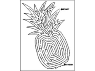Sticker Custom Preview Image #084412 Kids Stuff Toys Maze Pineapple