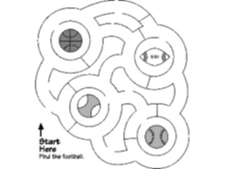 Sticker Custom Preview Image #084415 Kids Stuff Toys Maze Sports