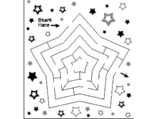 Sticker Custom Preview Image #084416 Kids Stuff Toys Maze Star