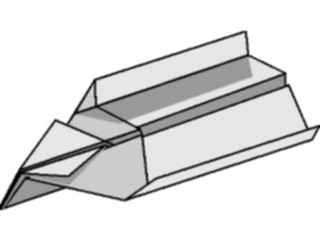 Sticker Custom Preview Image #084438 Kids Stuff Toys Paper Airplane2