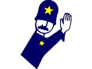 Sticker Custom Preview Image #084474 Kids Stuff Toys Puppet Police