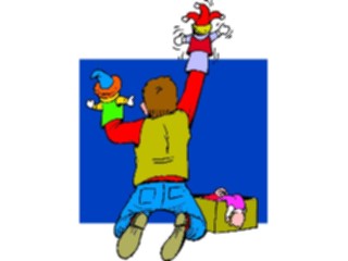 Sticker Custom Preview Image #084477 Kids Stuff Toys Puppet Show2