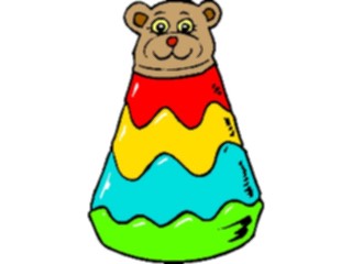 Sticker Custom Preview Image #084518 Kids Stuff Toys Ring Toy Bear