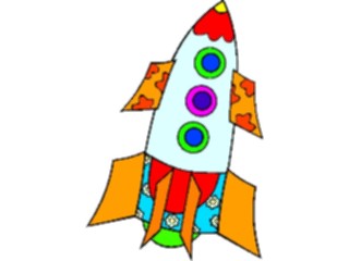 Sticker Custom Preview Image #084519 Kids Stuff Toys Rocket1