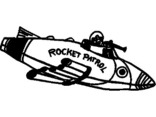Sticker Custom Preview Image #084520 Kids Stuff Toys Rocket2