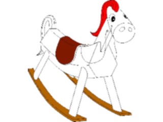 Sticker Custom Preview Image #084527 Kids Stuff Toys Rocking Horse06