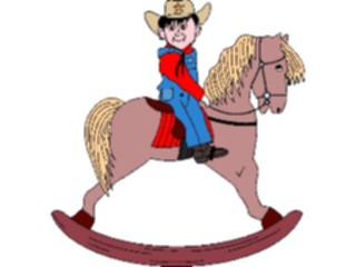 Sticker Custom Preview Image #084532 Kids Stuff Toys Rocking Horse11