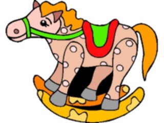Sticker Custom Preview Image #084533 Kids Stuff Toys Rocking Horse12