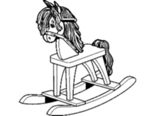 Sticker Custom Preview Image #084534 Kids Stuff Toys Rocking Horse13